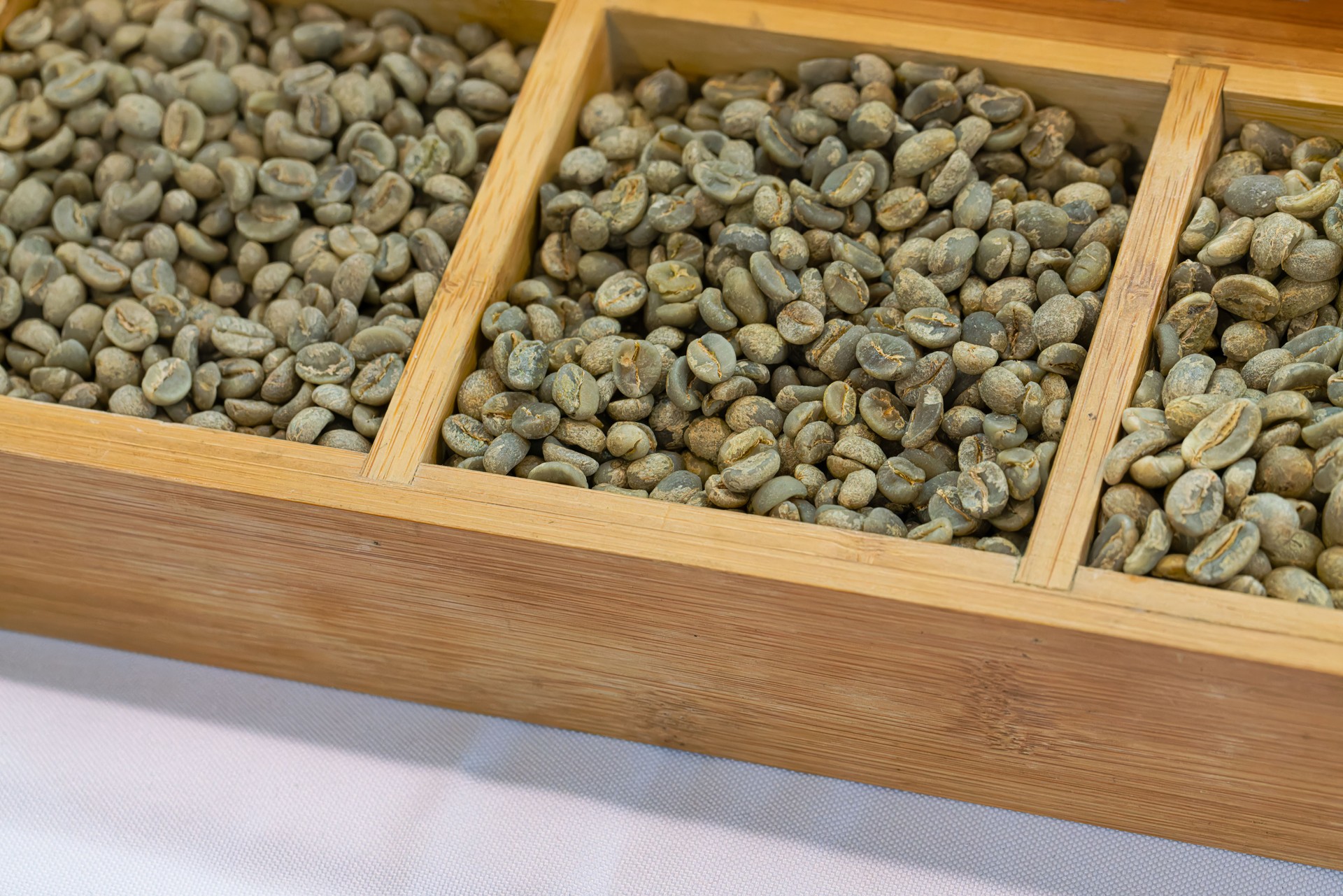green coffee beans